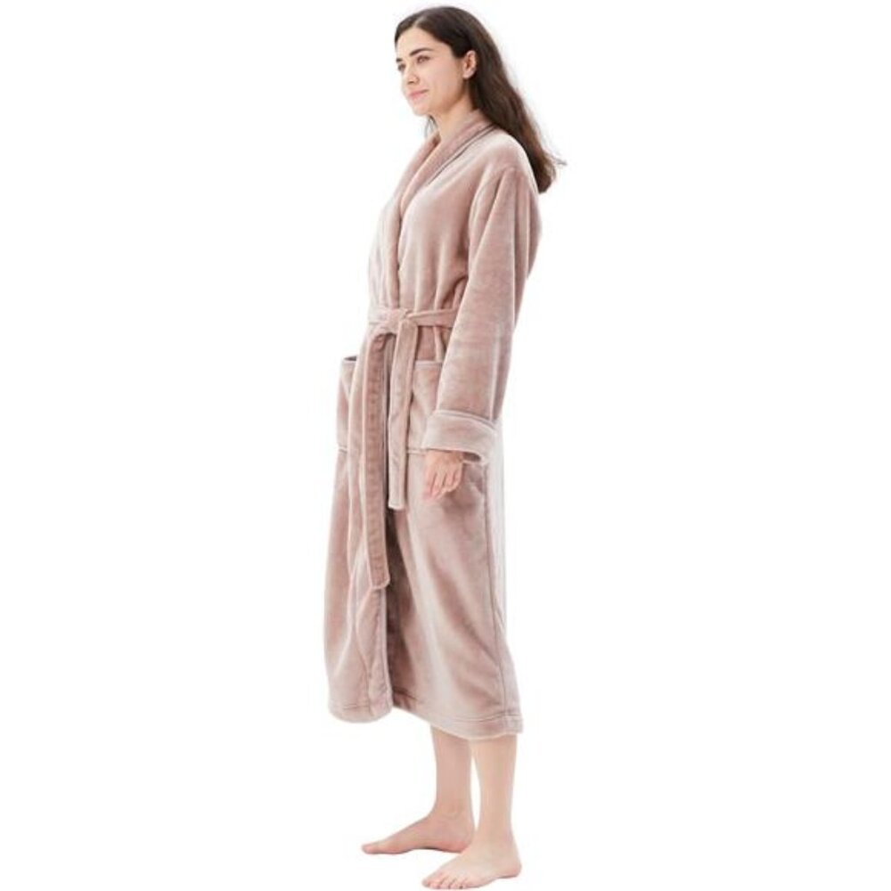 Premium Robe for Women – Plush Soft Robe, Fluffy, Warm, Long Fleece - Picture 2 of 6
